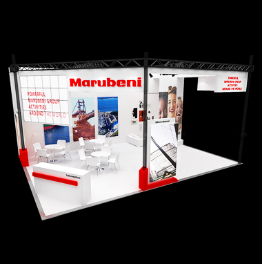 MARUBENI_通信展展臺設(shè)計(jì)